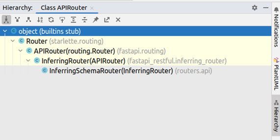 The Router classes used in the mWallet application